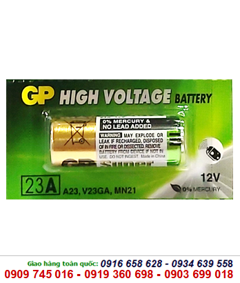Pin 12v GP Ultra High Voltage 23A,A23, 23AE Alkaline chính hãng